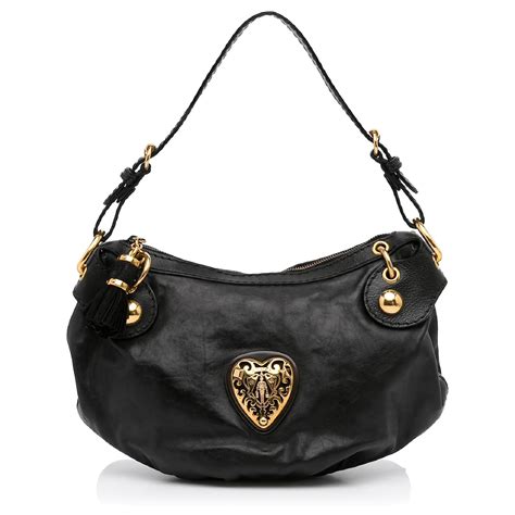 gucci black babouska bag|gucci black side bag.